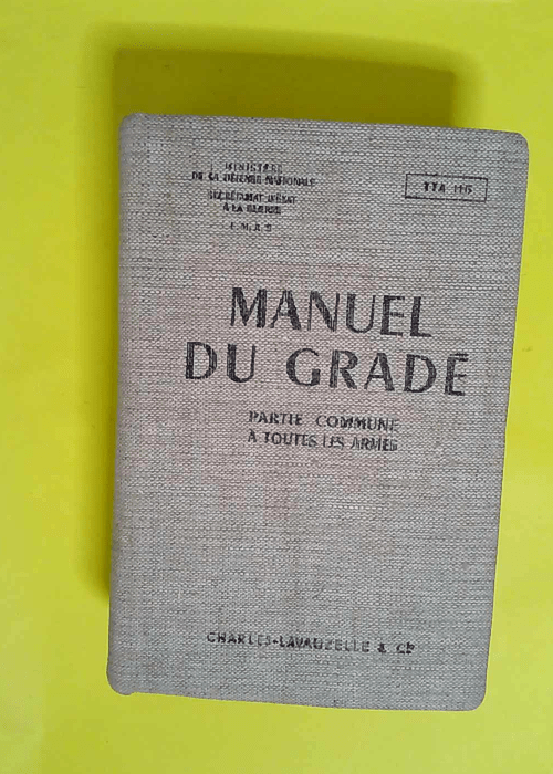 Manuel Du Grade Partie Commune A Toutes Les A...