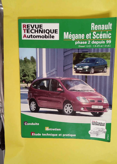 Renault Mégane et scenic diesel Phase 2 depuis 99 - etai