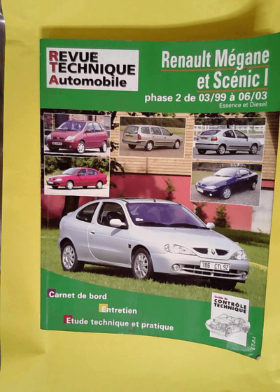 Renault mégane et scénic i Phase 2 de 03-99 à 06-03 - ETAI