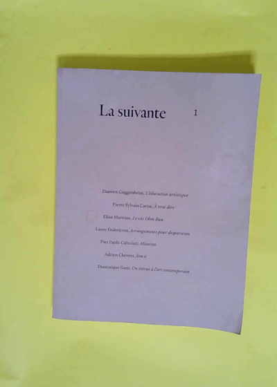 La Suivante 1  -