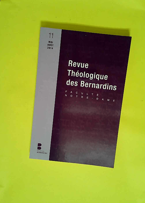 Revue theologique des bernardins n11  –...