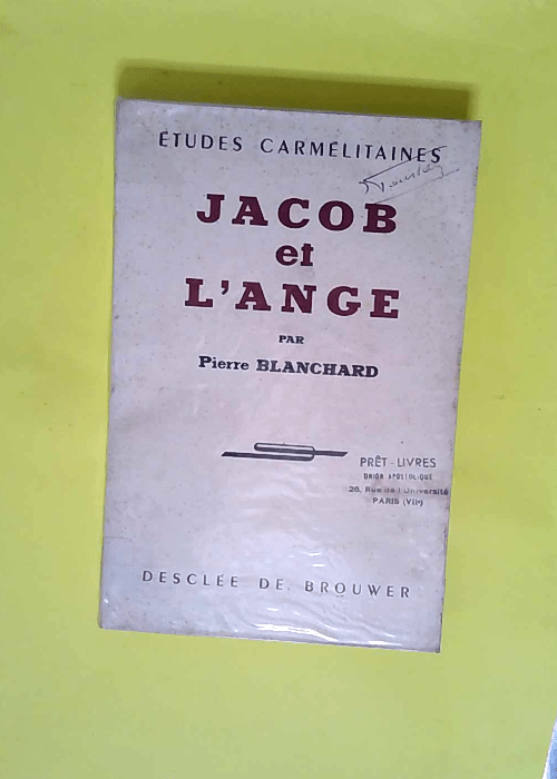 Jacob et l Ange – Pierre Blanchard