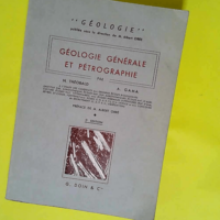 Géologie générale et pétrographie  – Theobald Gama