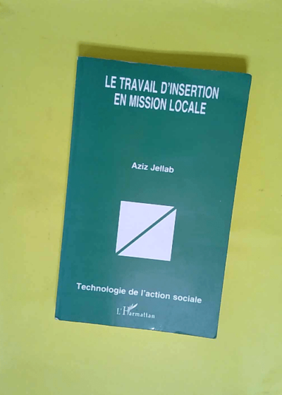 Le Travail D Insertion En Mission Locale  - Aziz Jellab