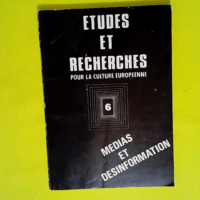 ETUDES ET RECHERCHES POUR LA CULTURE EUROPEEN...