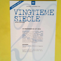 Vingtième siècle numéro 60  – Prost ...