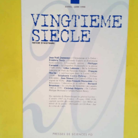 Vingtième siècle numéro 58  – Jean-N...