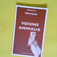 Voisins animaux  – Henry David Thoreau