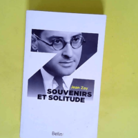 Souvenirs et solitude  – Jean Zay