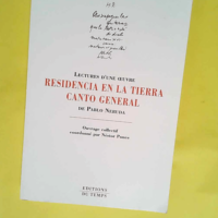 Residencia En La Tierra Canto General De Pabl...