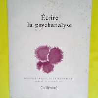 Écrire la psychanalyse – Tome 16  &#82...