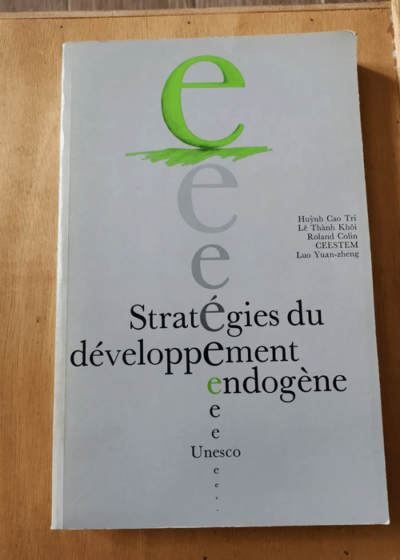 Stratégies Du Développement Endogène - Unesco