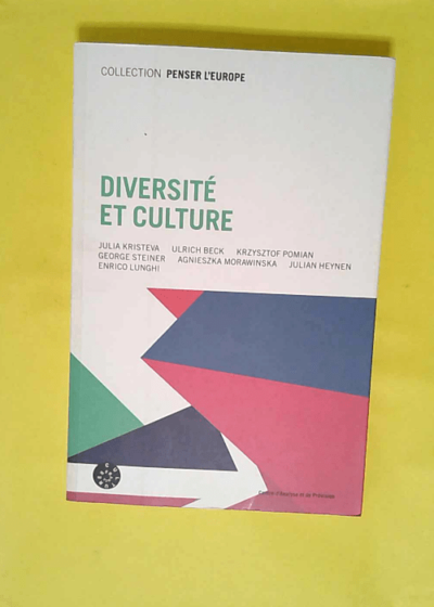 Diversité et culture - Edition bilingue  - Julia Kristeva