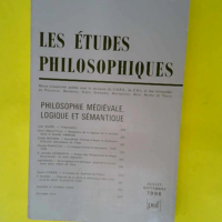 Philosophie médiévale logique et sémantiqu...