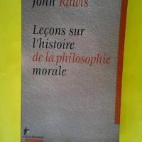 Leçons sur l histoire de la philosophie mora...