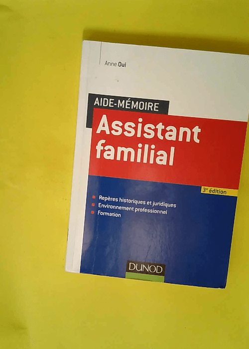 Assistant Familial – Assistant familial...