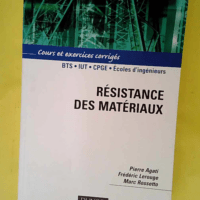 Résistance des matériaux – Cours et e...