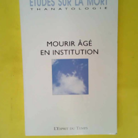 Etudes sur la mort N° 126/2004 – Mouri...