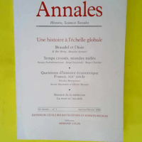 Annales Histoire Sciences Sociales N° 1 Janv...