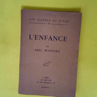 L Enfance  – Bonnard Alfred