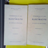 phénomènes et lois de l électricité du co...