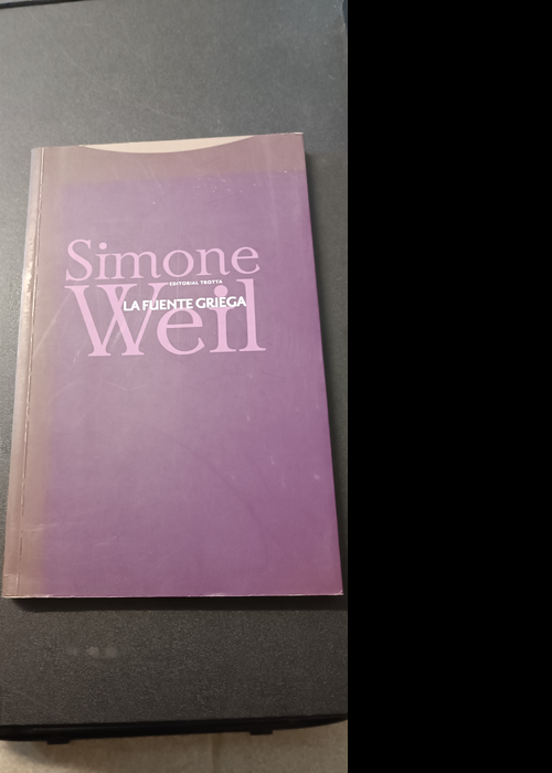 La Fuente Griega – Simone Weil