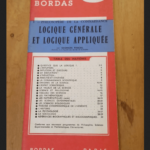 Plans Pilotes Bordas. 2003. 2004 . Philosophie De La Connaissance. Logique Generale Et Logique Appliquee. – Collectif.