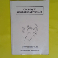 Colloque Georges Saint-Clair - Nay Arthez d Asson 18 décembre 1993 -