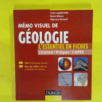 Memo visuel de géologie - L essentiel en fiches  - Yves Lagabrielle