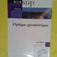 Optique géométrique - Cours - Agnès Maurel
