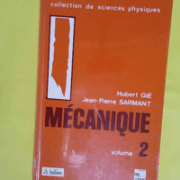 Mecanique tome 2 - Gie