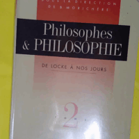 Philosophes Et Philosophie.  - B. Morichère