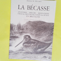 La bécasse - Anatomie - moeurs - migrations essai de différenciation des sexes en Bretagne - M Devort