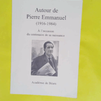 autour de pierre emmanuel -