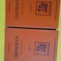 Oberman - En Deux Tomes - Senancour De