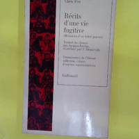 Recits d une vie fugitive – Memoires d ... Recits d une vie fugitive - Memoires d un lettre pauvre - Chen Fou