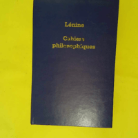 Cahiers philosophiques - Lénine