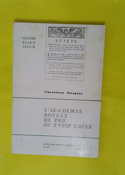 Un Milieu Socio Culturel Provincial – L... Un Milieu Socio Culturel Provincial – L...