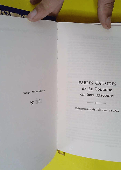 Fables causides de La Fontaine en bers gascou... Fables causides de La Fontaine en bers gascou...