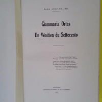 Giammaria Ortes un Vénitien du Settecento th... Giammaria Ortes un Vénitien du Settecento th...