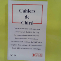 Cahiers de Chiré N°14 - COLLECTIF CHIRE