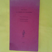 La Boîte de Pandore – K. Kraus La Boîte de Pandore - K. Kraus