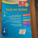 Tout En Fiches 3e – Medina Annabel