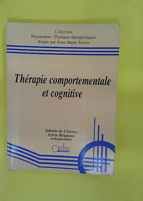 Thérapie comportementale et cognitive –... Thérapie comportementale et cognitive –...