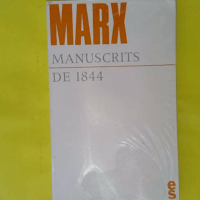 Manuscrits de 1844 - K. Marx