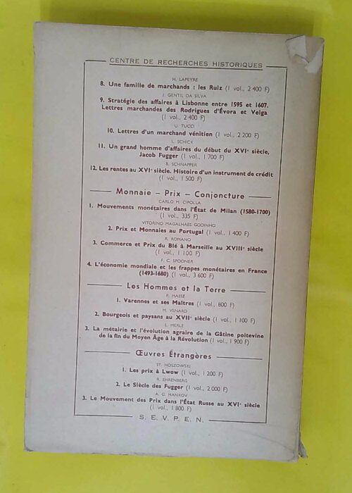 Naufrages corsaires et assurances maritimes à Venise 1592-1609... Naufrages corsaires et assurances maritimes à Venise 1592-1609...
