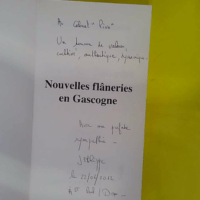 Nouvelles Flâneries en Gascogne – LA CLAVERIE Jean-Philippe