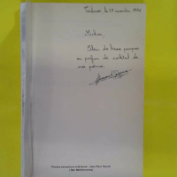 Des reflets pourpres – Poèmes – Dédicacé...