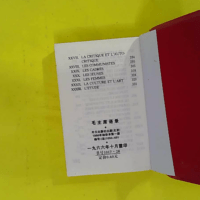 Citations du Président Mao-Tse-Toung (Le Petit Livre Rouge) – 1ere édition…