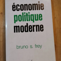 Économie Politique Moderne – Bruno Frey